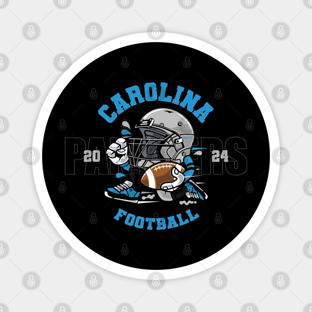 Carolina Football Magnet by Nagorniak